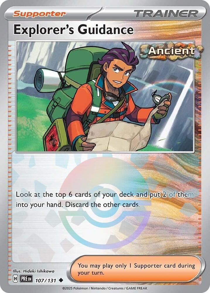 Explorer's Guidance [Poke Ball] #107 Pokemon Prismatic Evolutions image 0