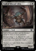 Troll of Khazad-dum [Foil] #111 Magic Lord of the Rings image 0