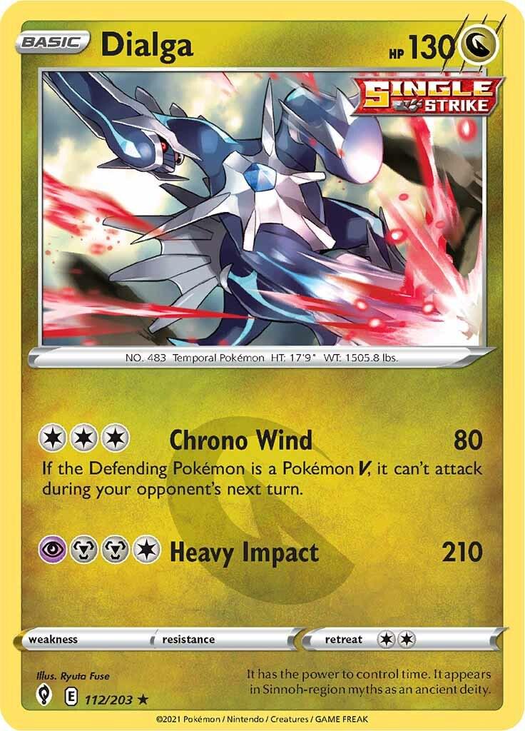 Dialga [Holo] #112 Pokemon Evolving Skies image 0