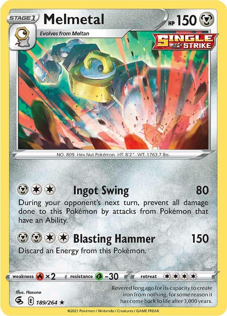 Melmetal [Holo] #189 Pokemon Fusion Strike image 0