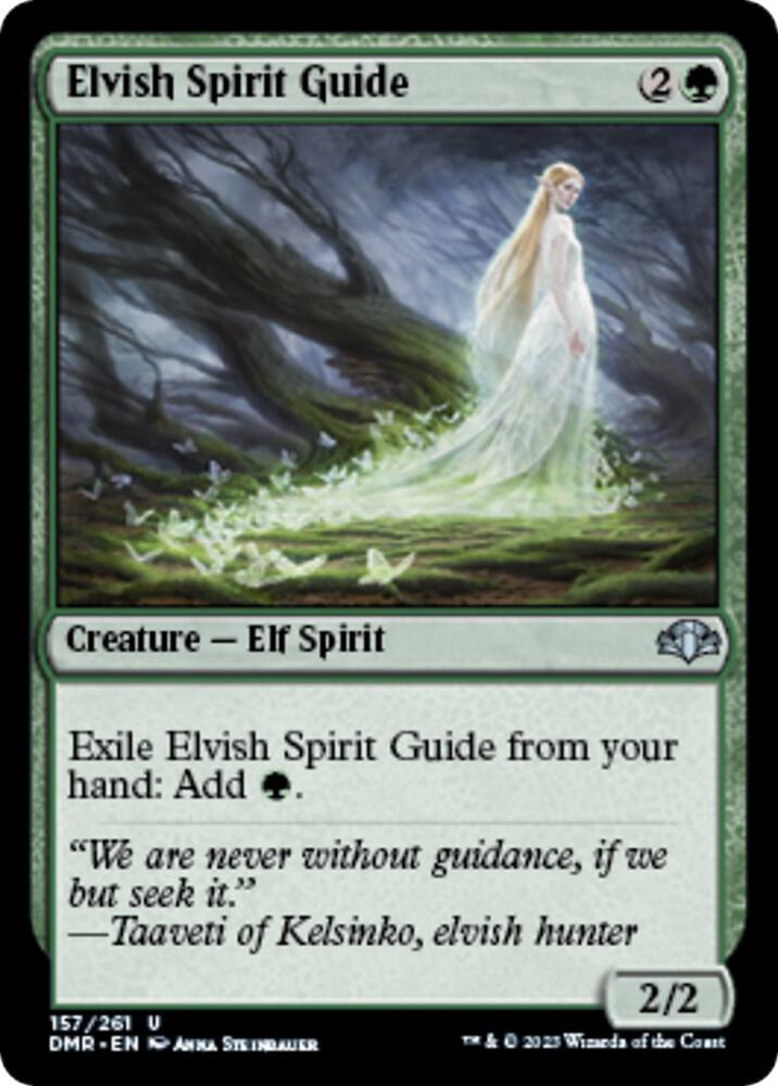 Elvish Spirit Guide [Foil] #157 Magic Dominaria Remastered image 0