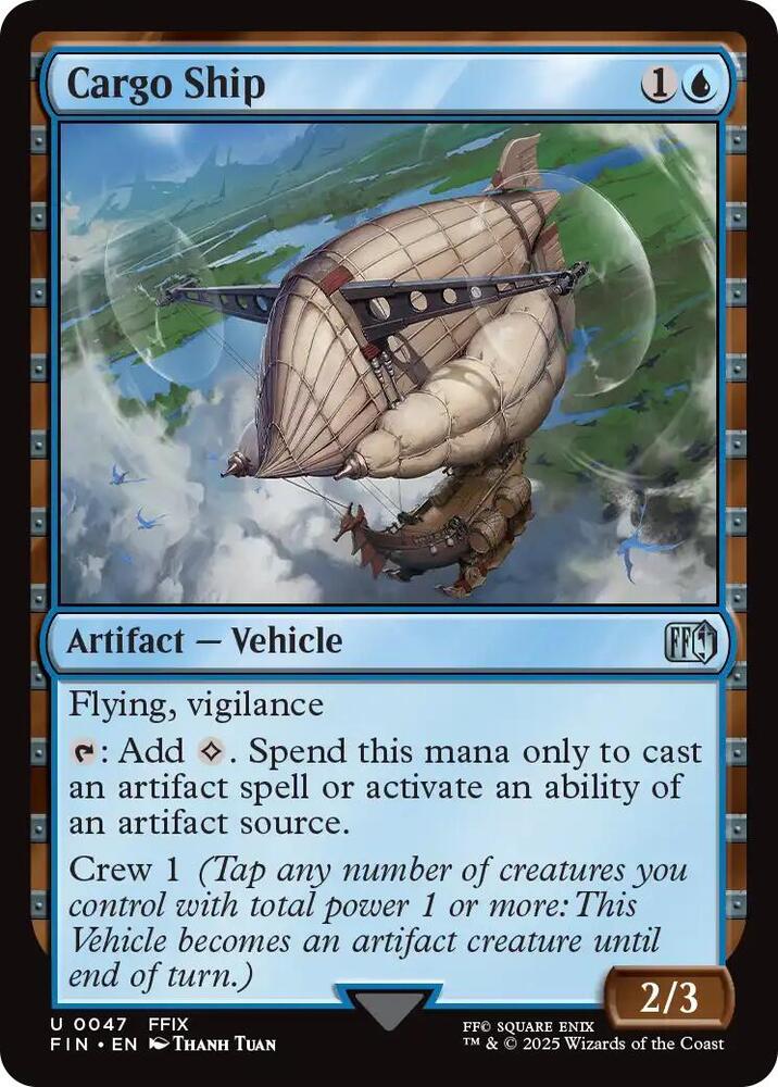 Cargo Ship [Foil] #47 Magic Final Fantasy image 0