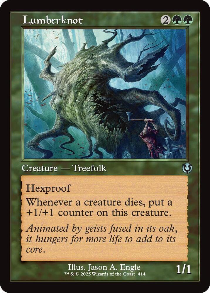 Lumberknot [Retro Frame] #414 Magic Innistrad Remastered image 0