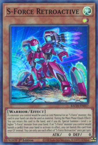 S-Force Retroactive [1st Edition] BACH-EN017 image 0