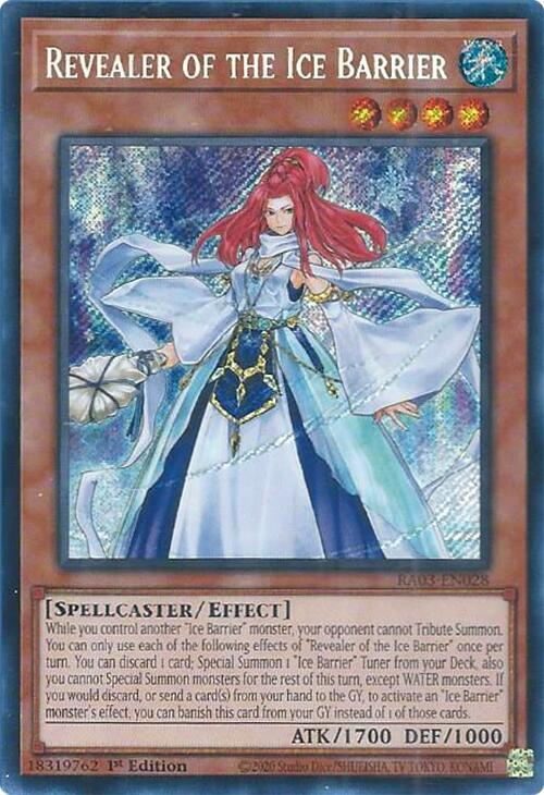 Revealer of the Ice Barrier [Secret Rare] RA03-EN028 image 0