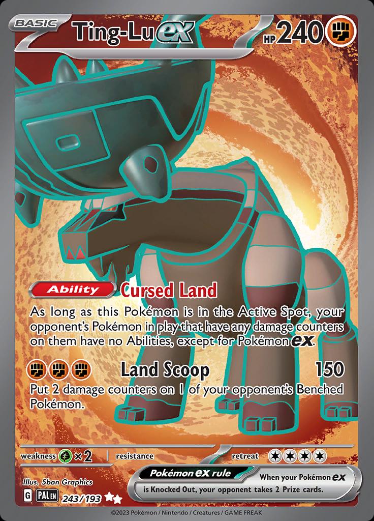 Ting-Lu ex #243 Pokemon Paldea Evolved image 0