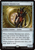 Solemn Simulacrum #253 Magic Duskmourn: House of Horror Commander image 0