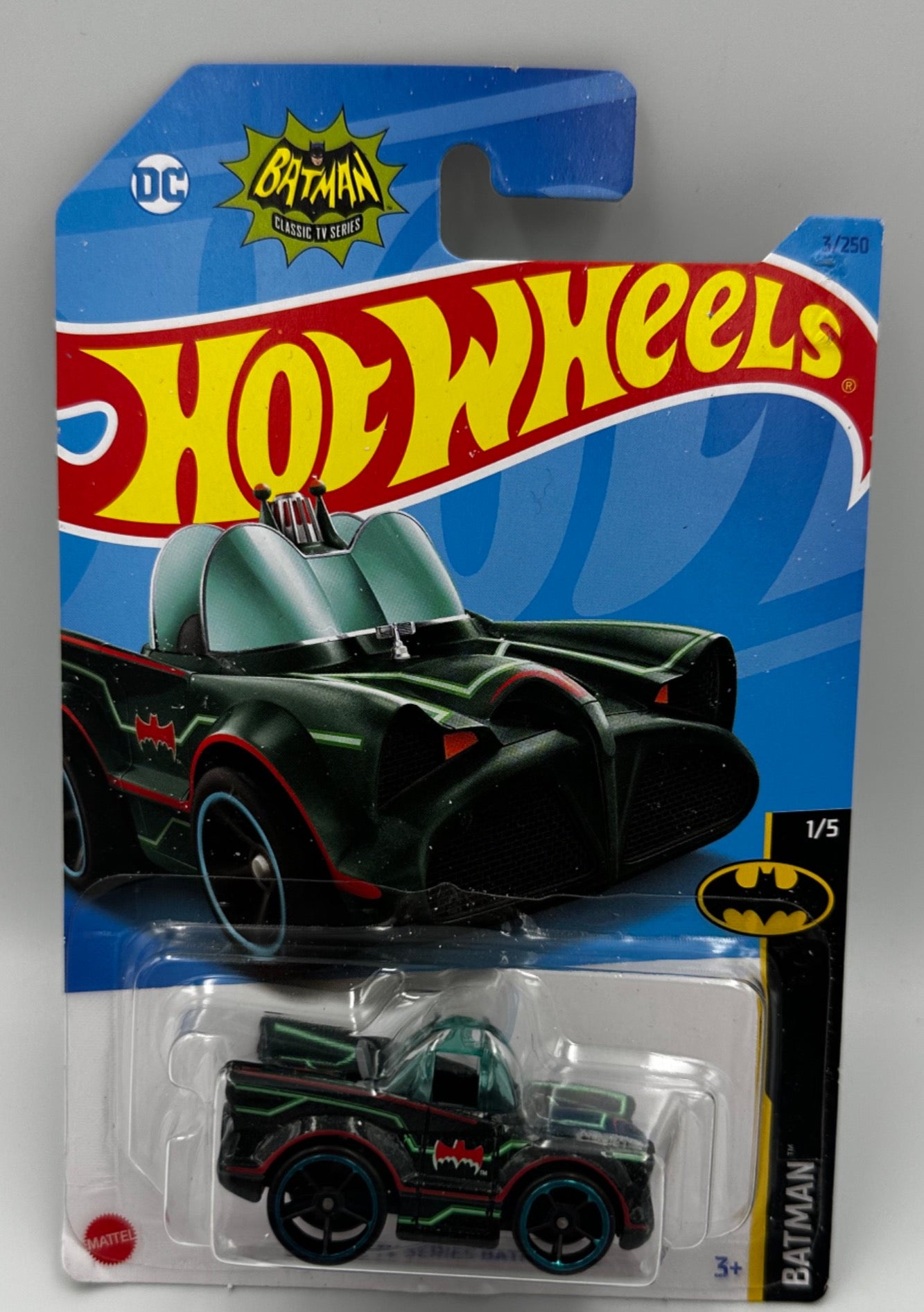 Hot Wheels Batman Classic TV Series Toon’d Batmobile image 0