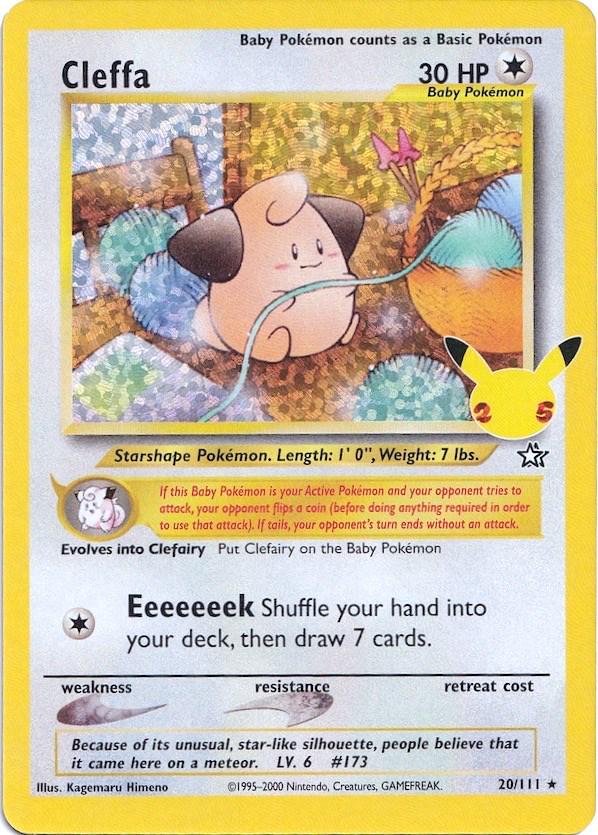 Cleffa #20 Pokemon Celebrations image 0