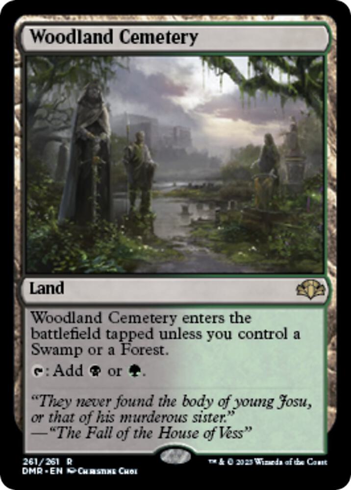 Woodland Cemetery #248 Magic Dominaria image 0
