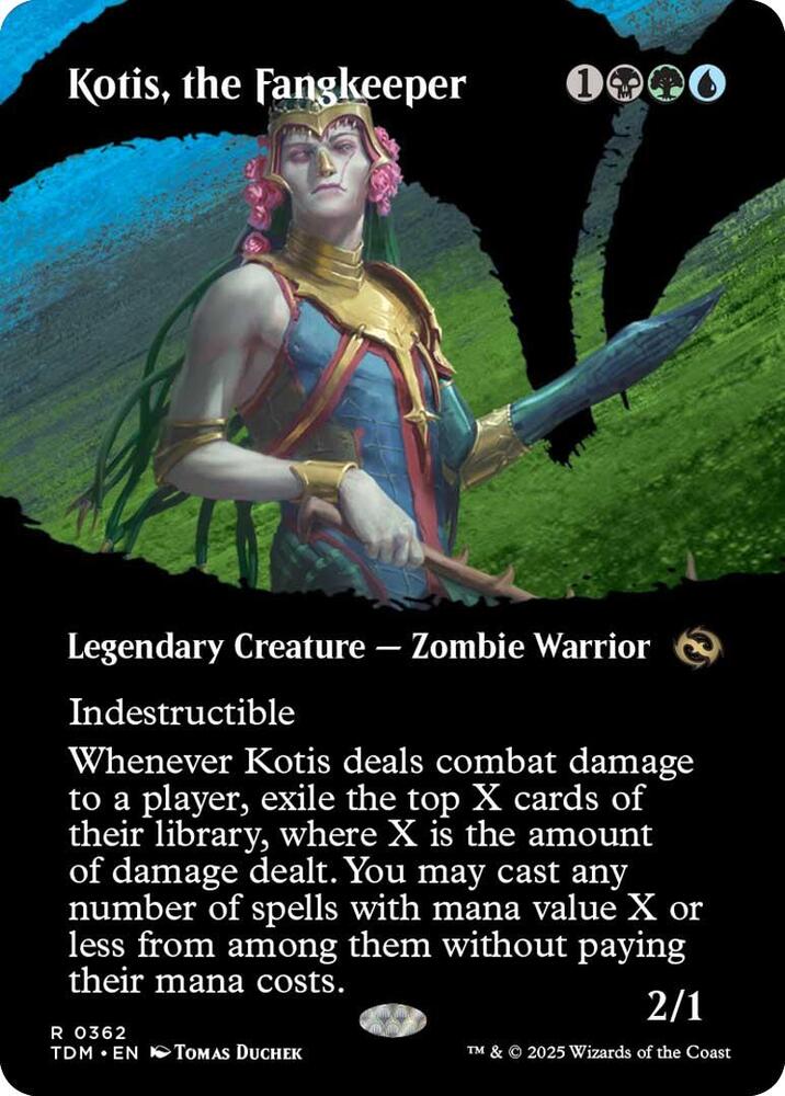 Kotis, the Fangkeeper [Borderless Foil] #362 Magic Tarkir: Dragonstorm image 0