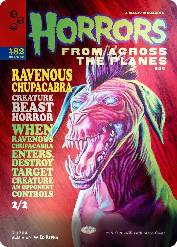 Ravenous Chupacabra #1764 [Rainbow Foil] Magic Secret Lair Drop image 0