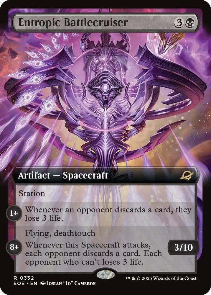 Entropic Battlecruiser [Extended Art] #332 Magic Edge of Eternities image 0