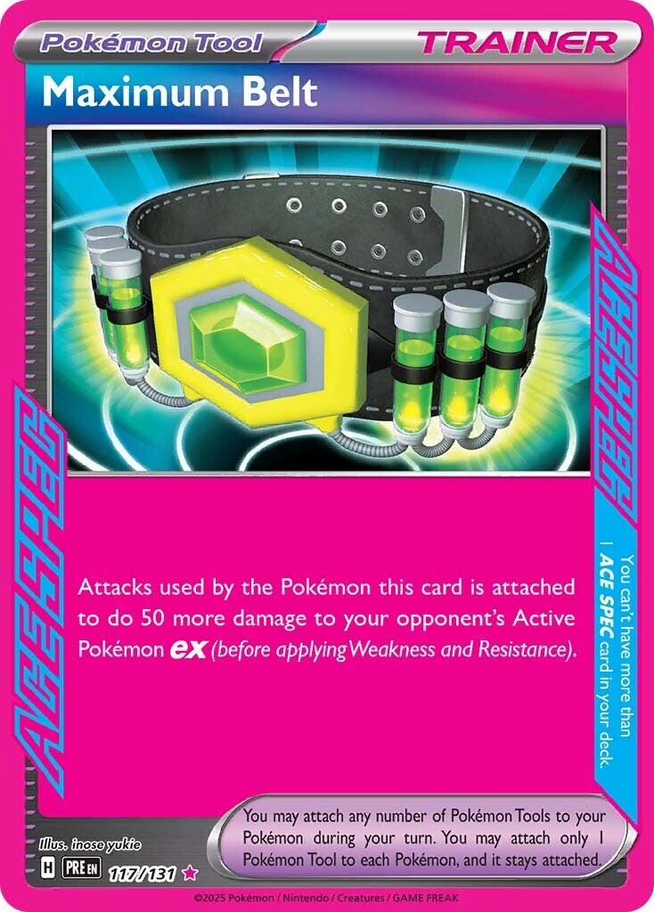 Maximum Belt #117 Pokemon Prismatic Evolutions image 0