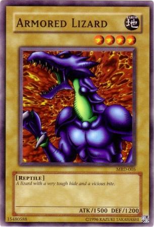 Armored Lizard MRD-005 Unlimited YuGiOh Metal Raiders image 0