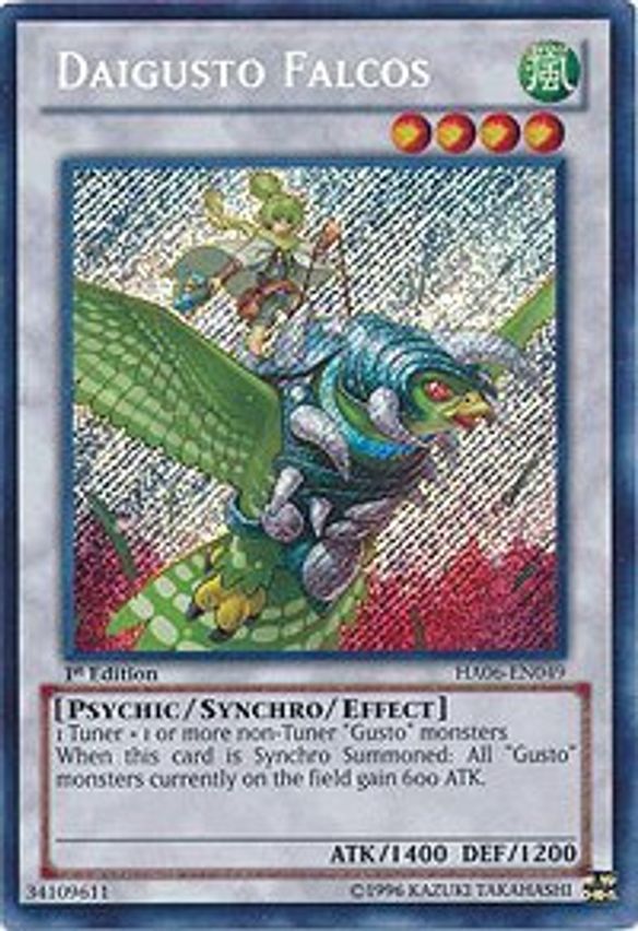 Daigusto Falcos [1st Edition] HA06-EN049 image 0