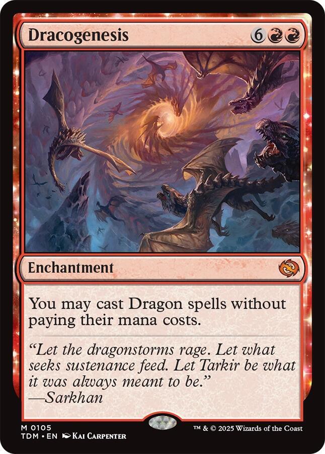 Dracogenesis [Foil] #105 Magic Tarkir: Dragonstorm image 0