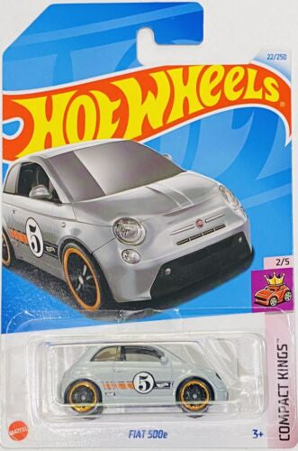 Hot Wheels - HW Compact Kings Fiat 500e 2/5 [Silver] 22/250 image 0
