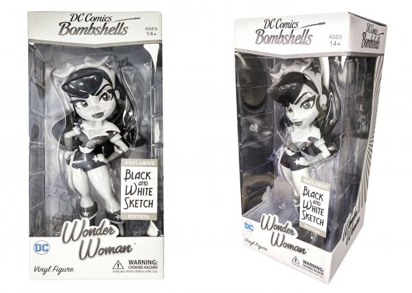 DC Bombshells Wonder Woman B&W Figure image 0