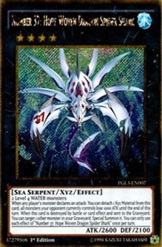 Number 37: Hope Woven Dragon Spider Shark PGL3-EN007 image 0