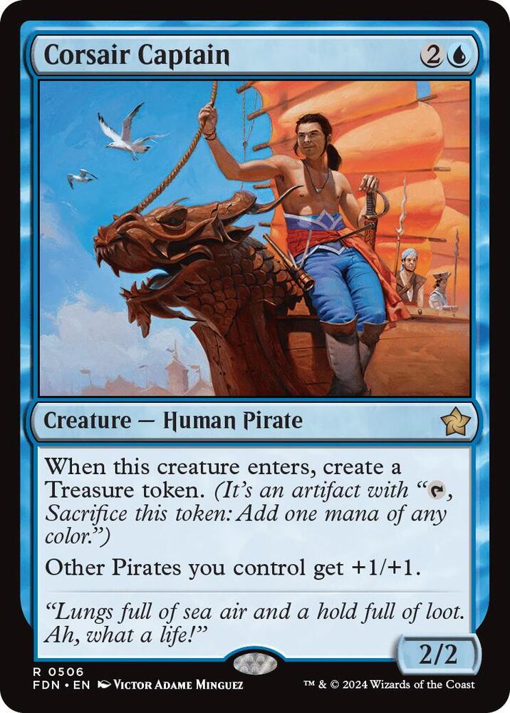 Corsair Captain #506 Magic Foundations image 0