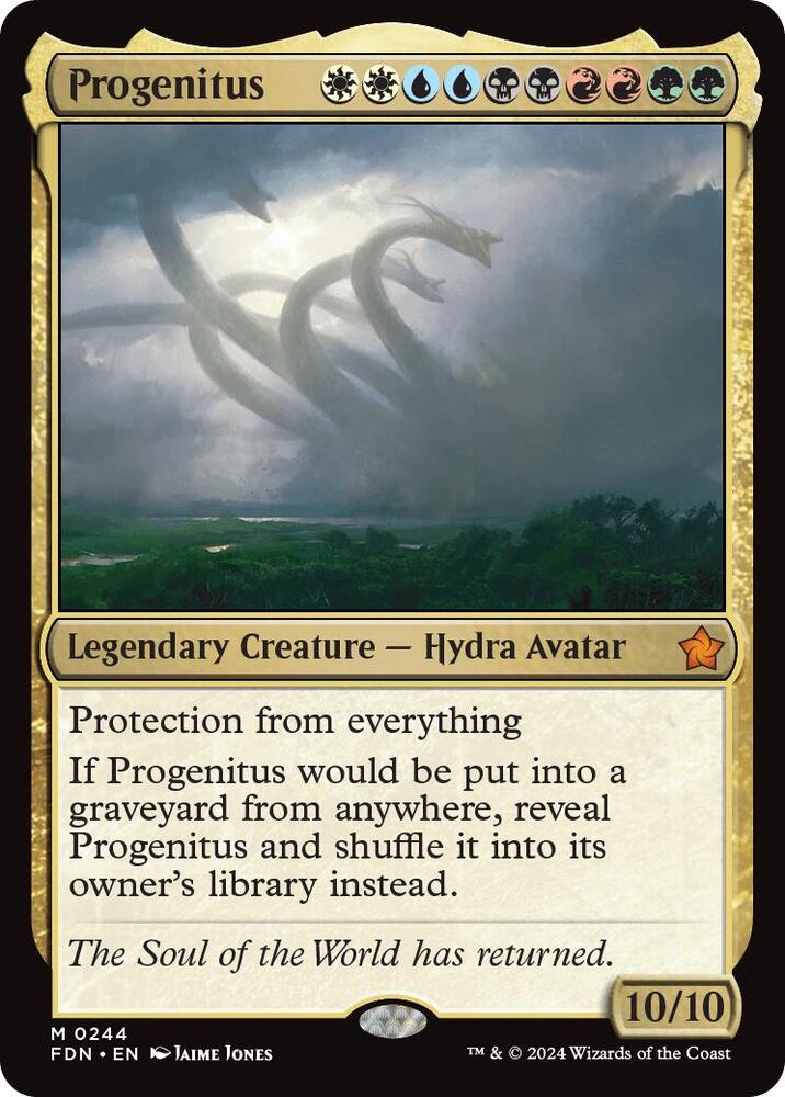 Progenitus #244 Magic Foundations image 0