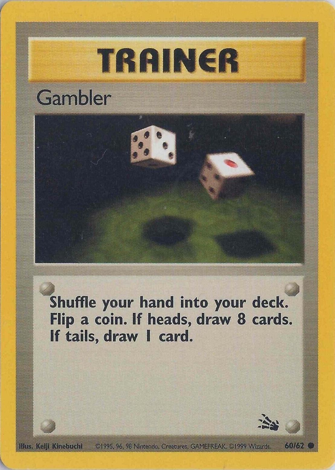 Gambler #60 Pokemon Fossil (LP) image 0