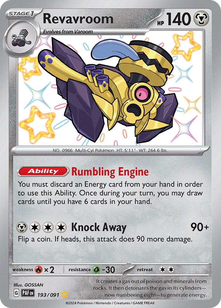 Revavroom #193 Pokemon Paldean Fates image 0