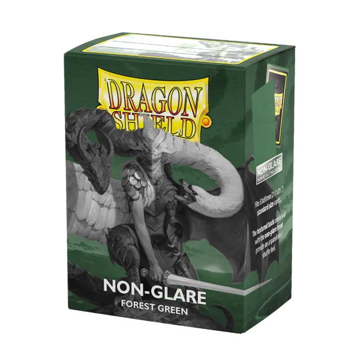 Dragon Shield Matte Non-Glare Forest Green (100ct) image 0