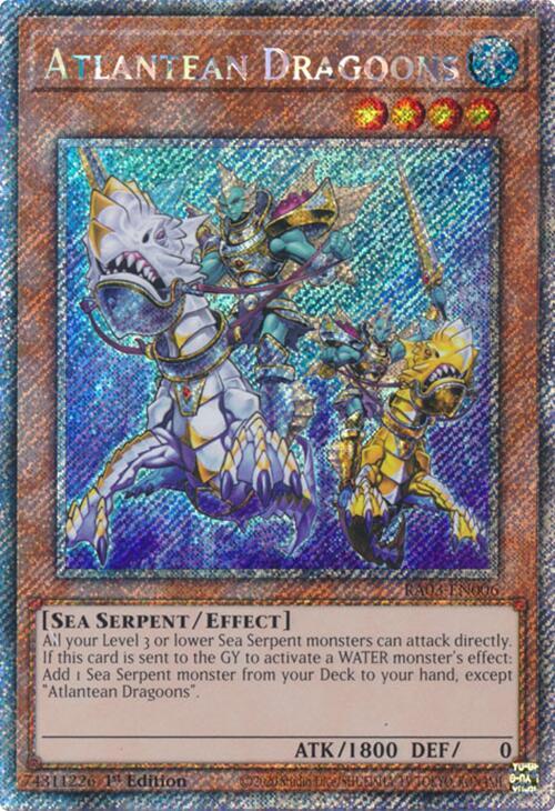 Atlantean Dragoons [Platinum Secret Rare] RA03-EN006 image 0