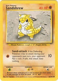 Sandshrew #62 Pokemon Base Set Unlimited (MP) image 0