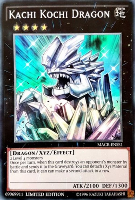 Kachi Kochi Dragon MACR-ENSE1 YuGiOh Maximum Crisis image 0
