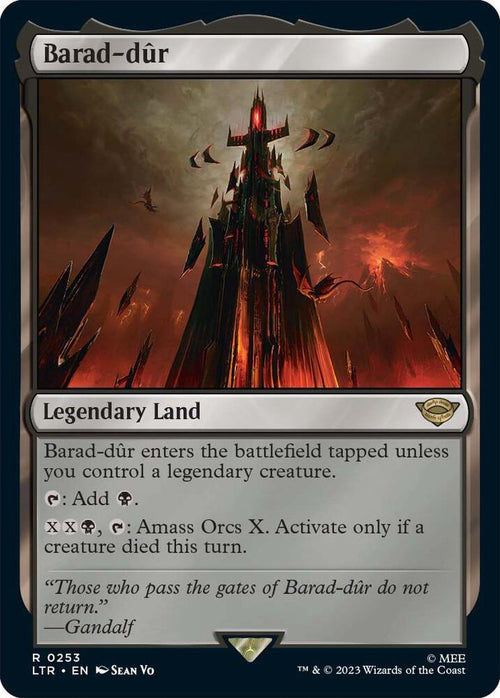 Barad-dur [Foil] #253 Magic Lord of the Rings image 0