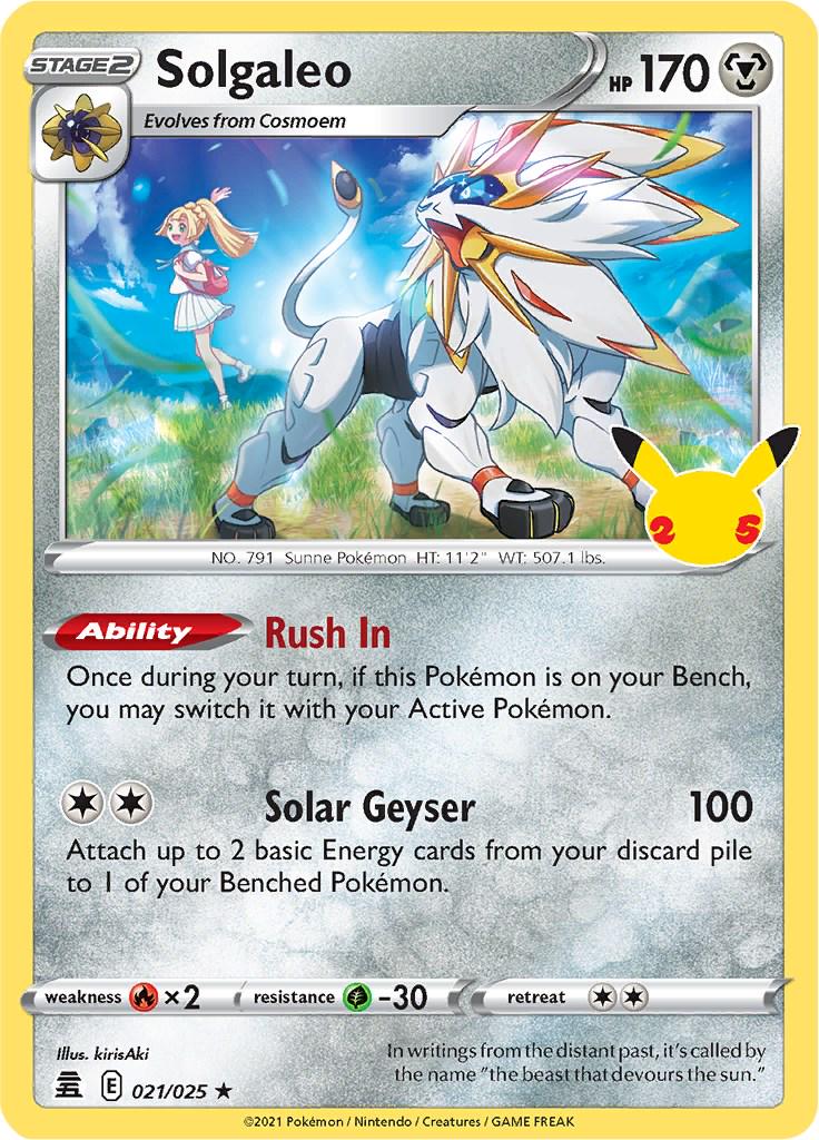 Solgaleo #21 Pokemon Celebrations image 0