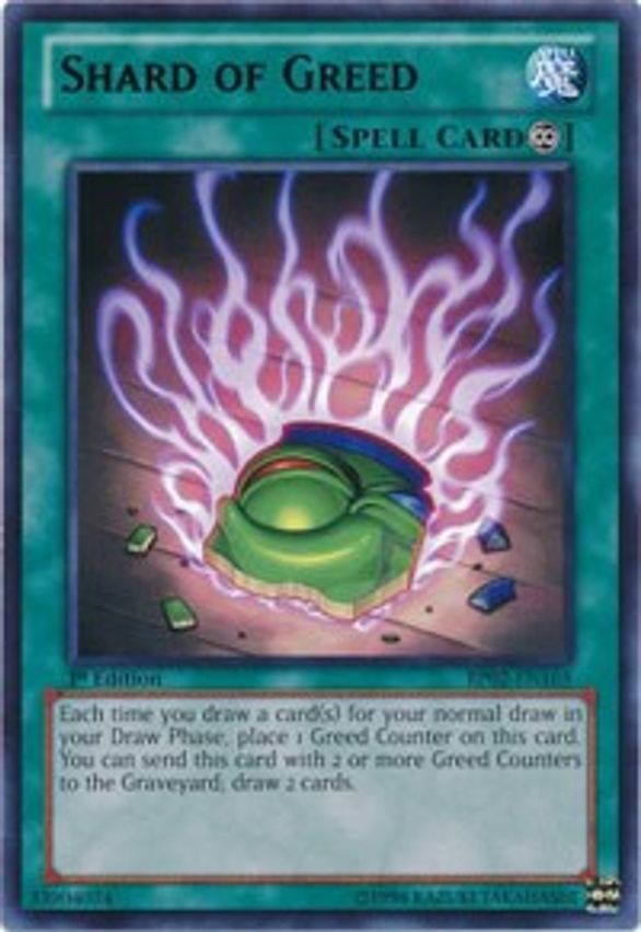 Shard Of Greed [1st Edition] BP02-EN165 image 0