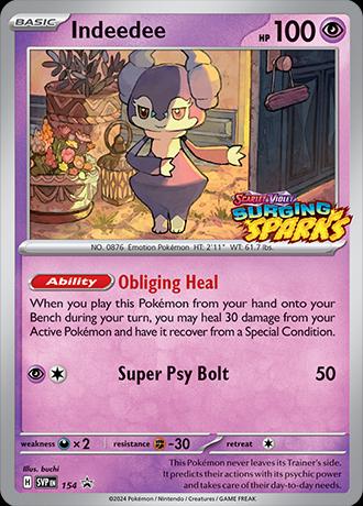 Indeedee #154 Pokemon Promo image 0