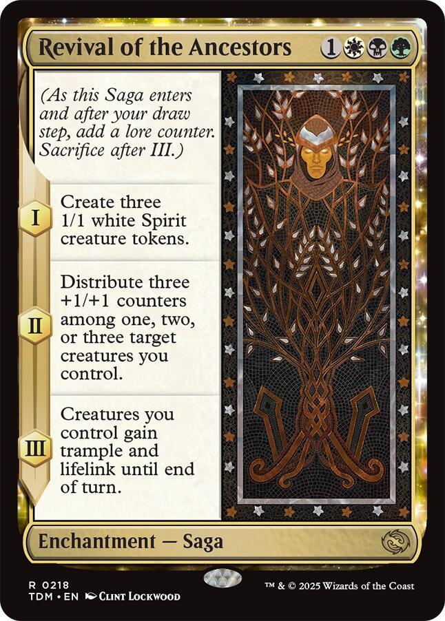 Revival of the Ancestors #218 Magic Tarkir: Dragonstorm image 0