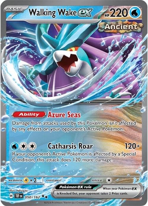 Walking Wake ex #50 Pokemon Temporal Forces image 0