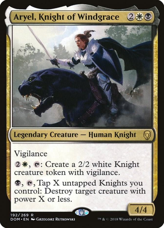 Aryel, Knight of Windgrace #192 Magic Dominaria image 0