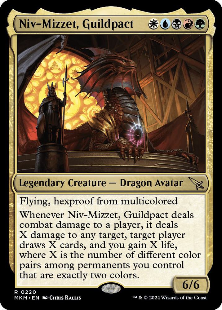 Niv-Mizzet, Guildpact #220 Magic Murders at Karlov Manor image 0