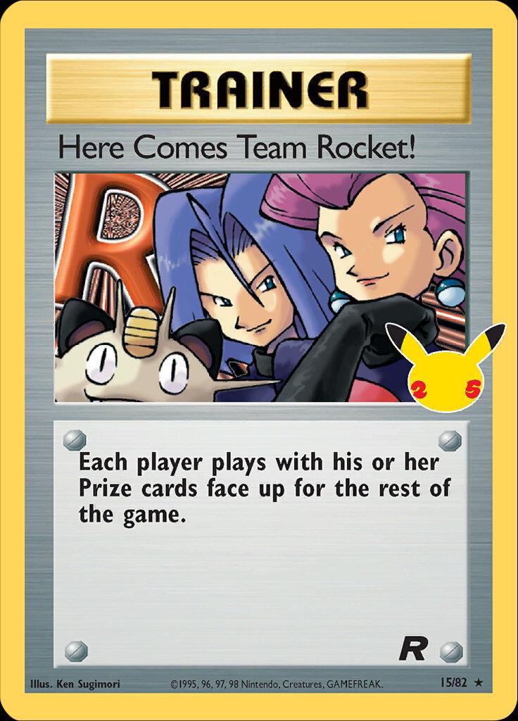 Here Comes Team Rocket #15 Pokemon Celebrations image 0