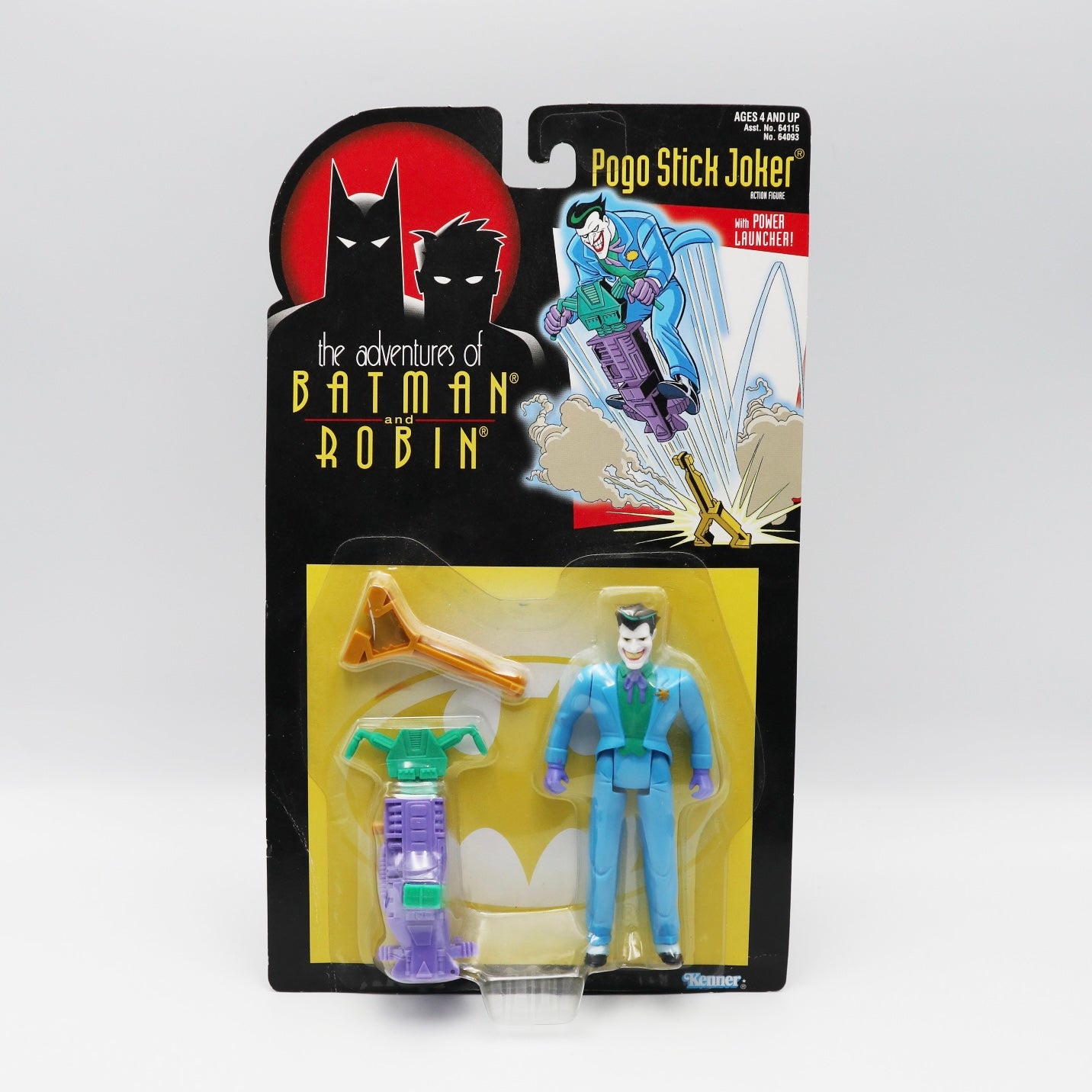 The Adventures Of Batman & Robin - Pogo Stick Joker Action Figure (1995) Kenner image 0