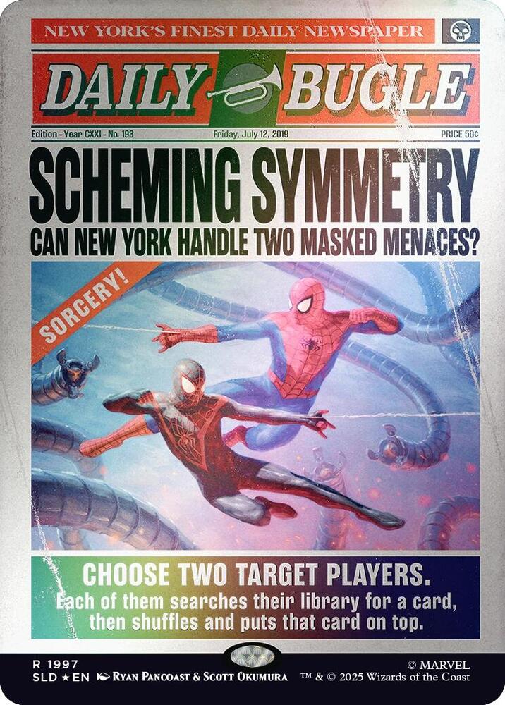 Scheming Symmetry [Rainbow Foil] #1997 Magic Spider-Man Secret Lair image 0