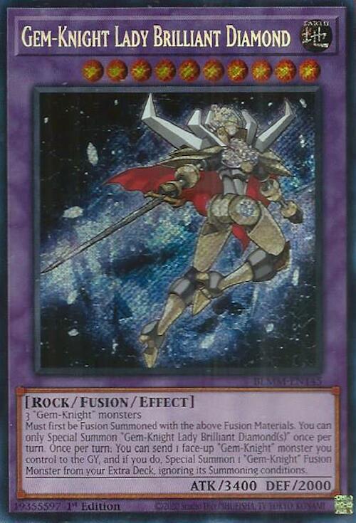 Gem-Knight Lady Brilliant Diamond [Secret Rare] BLMM-EN145 image 0