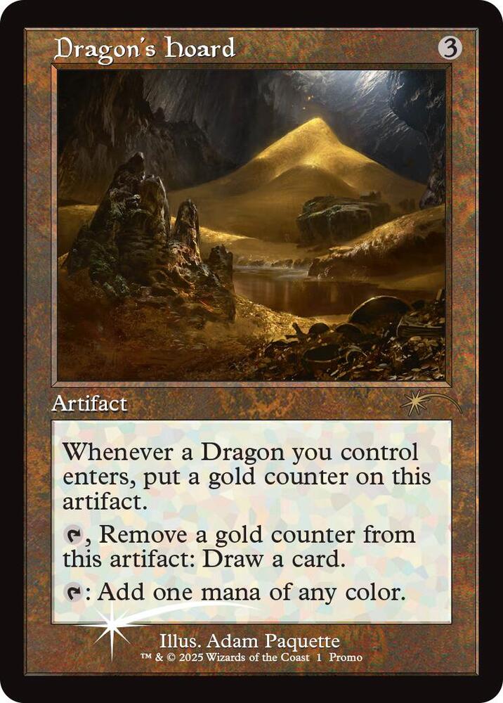 Dragon's Hoard [Retro Frame Foil] #1 Magic WPN & Gateway Promos image 0