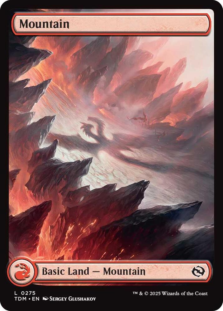 Mountain [Foil] #275 Magic Tarkir: Dragonstorm image 0