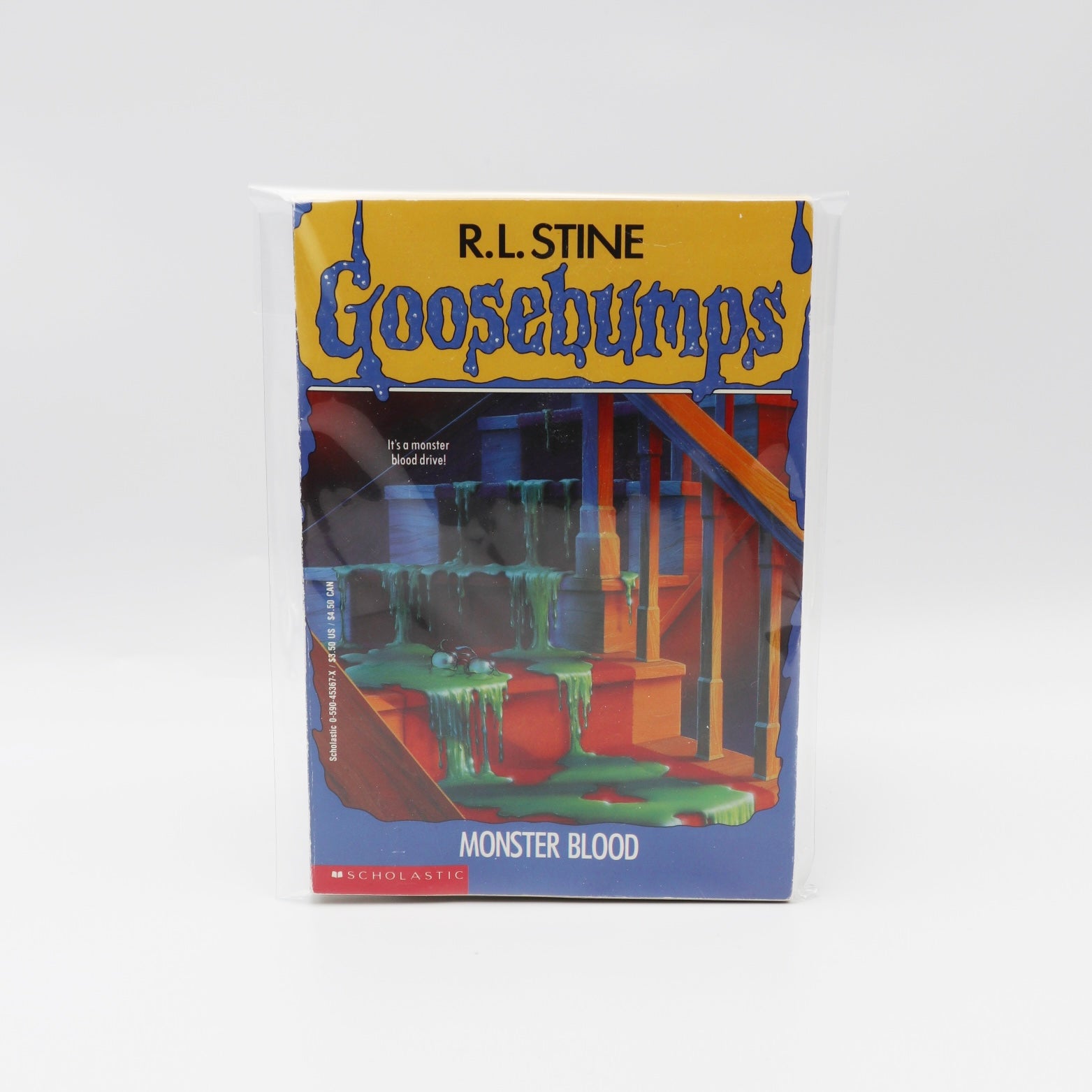 Goosebumps Monster Blood [1st Edition Scholastic] Paperback image 0