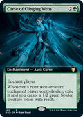 Curse of Clinging Webs [Extended Art] #63 Magic Midnight Hunt Commander image 0