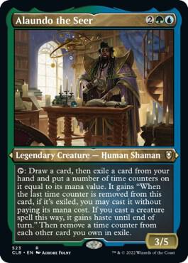 Alaundo the Seer [Etched Foil] #523 Magic CLB image 0