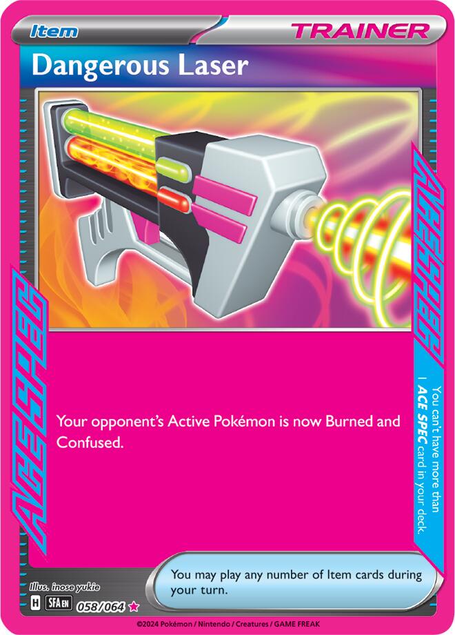 Dangerous Laser #58 Pokemon Shrouded Fable image 0